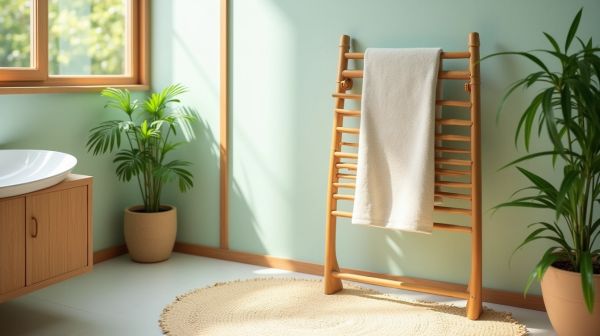 Choisir un porte serviette en bambou pour une salle de bain naturelle