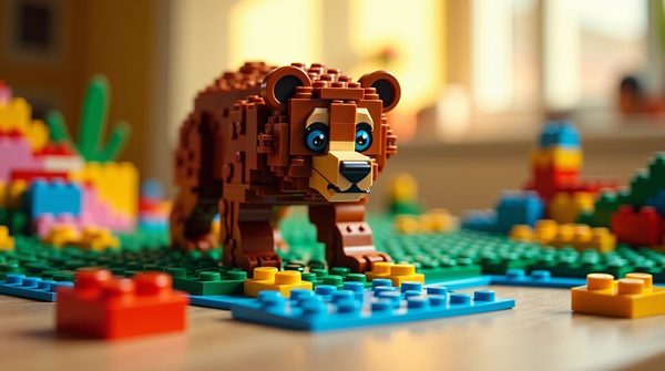 Réalisez l'ours de vos rêves avec des briques LEGO !